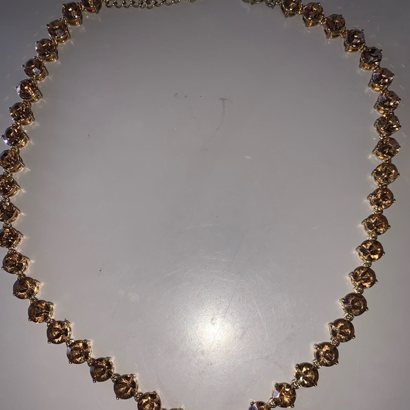 Gold diamond fashion necklace - Picture 4 of 4